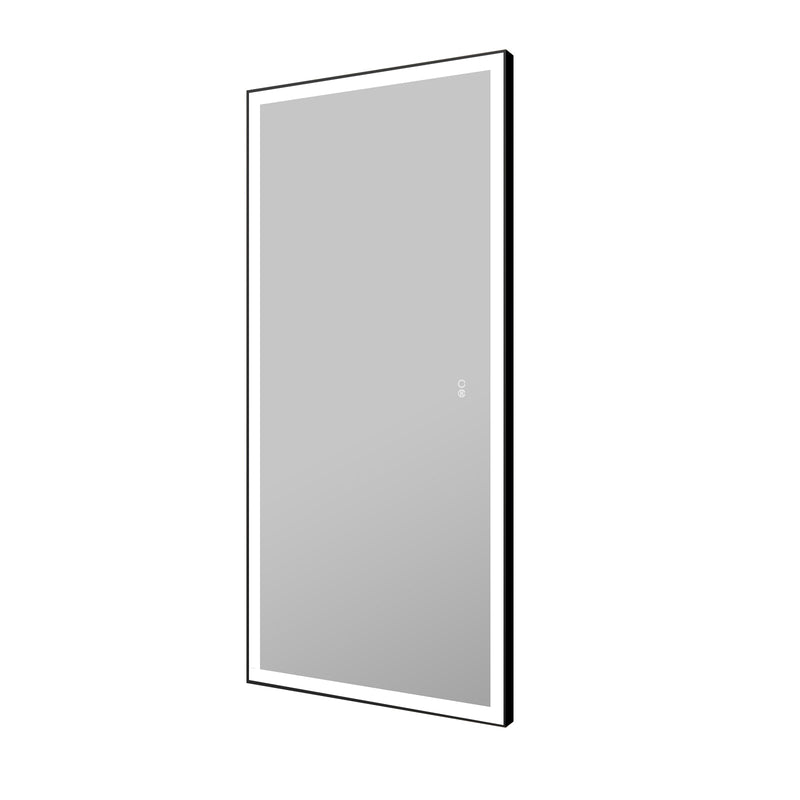 60 in. W x 28 in. H Aluminium Framed Rectangular LED Light Bathroom Vanity Mirror