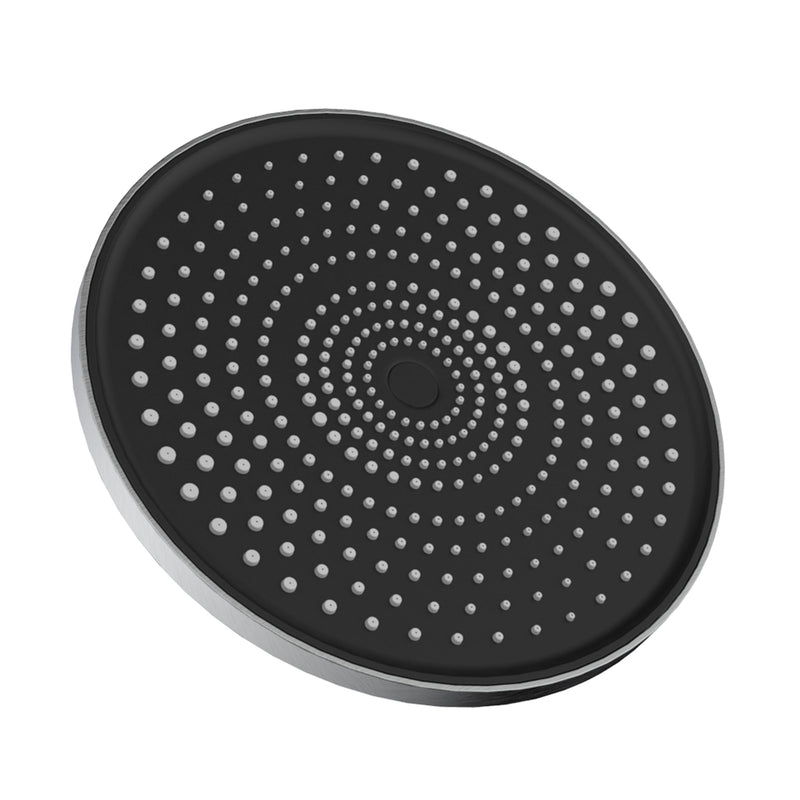 Wall-mounted round shower set with 6 spray patterns