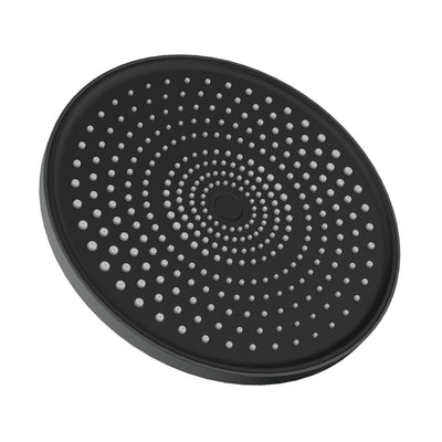 Wall-mounted round shower set with 6 spray patterns